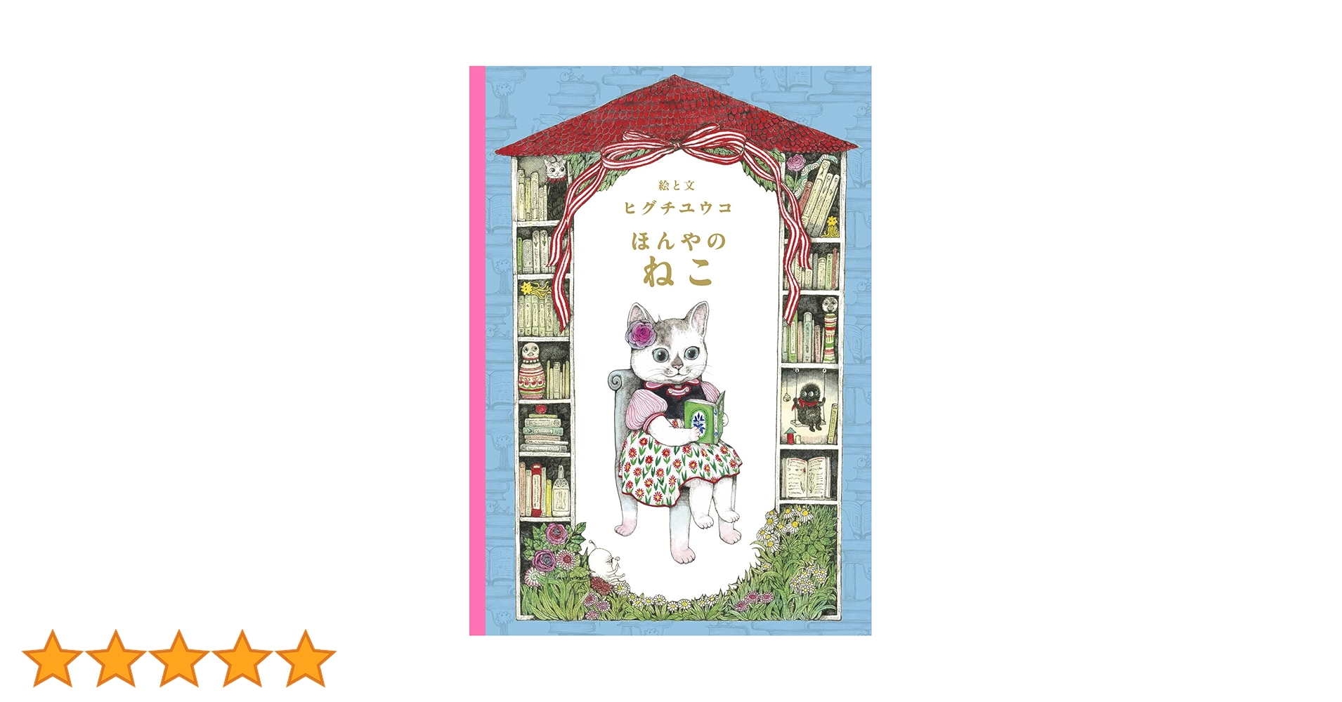 ユリコ・ヒグチ 複製画 ほんやのねこ・おみやげ 複製画 ほんやのねこ・おみやげ – ボリス雑貨店